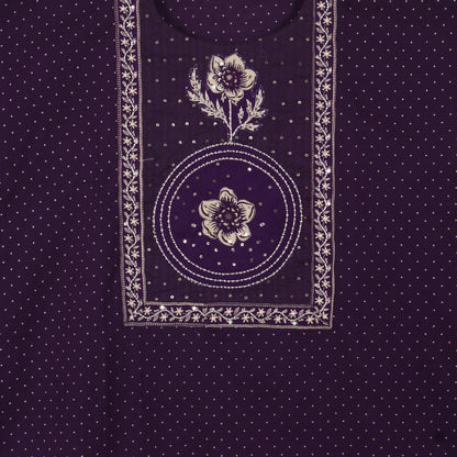 Semi Stitched Cotton Suit