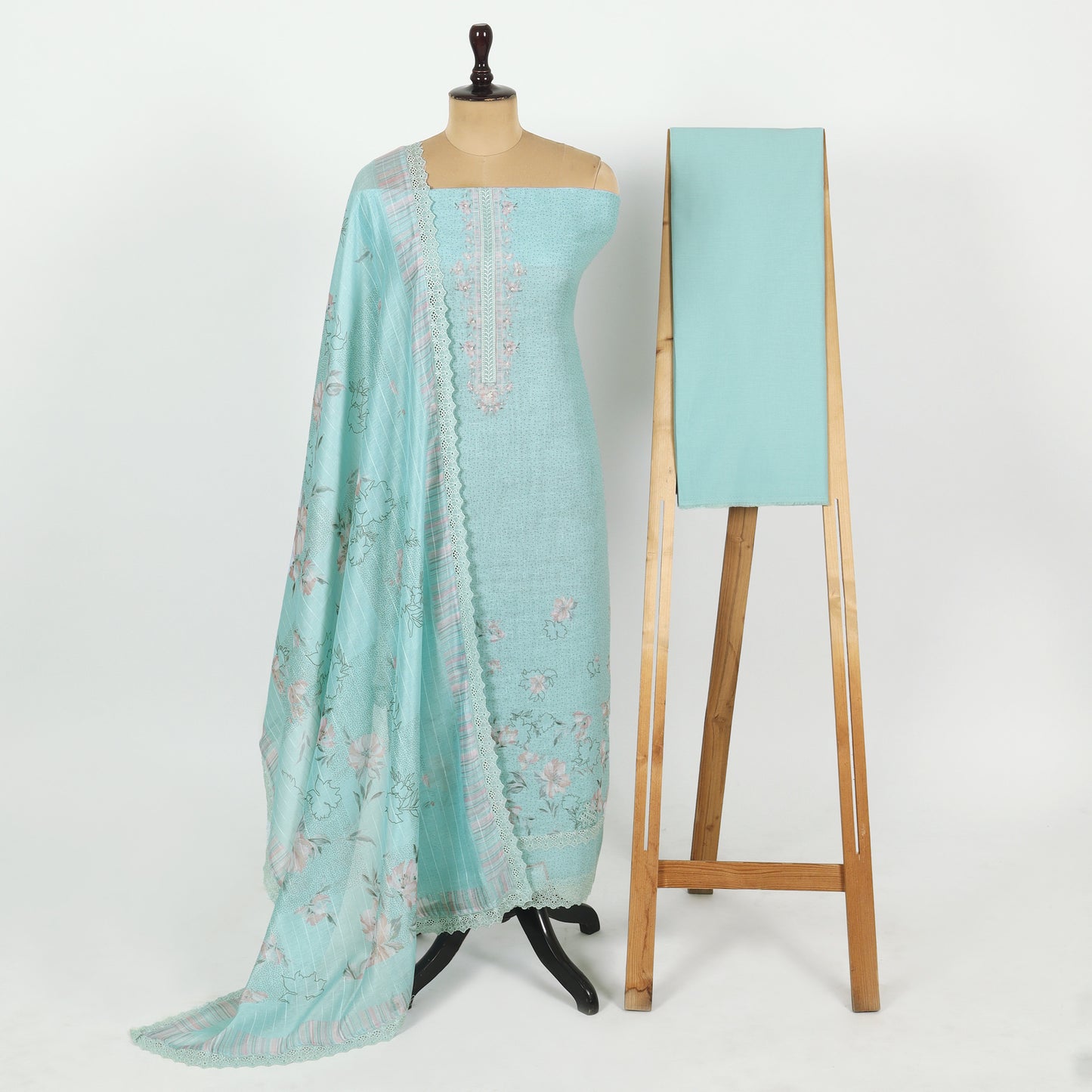 Unstitched Linen Suit Set