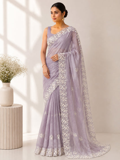 Light Purple Saree