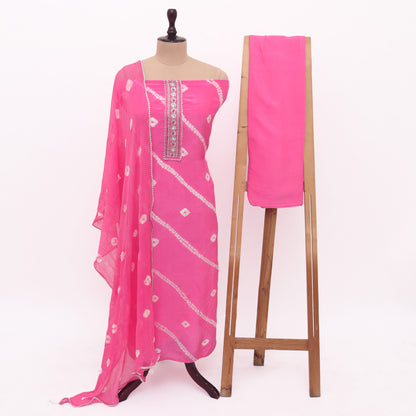 Unstitched Crape Suit Set