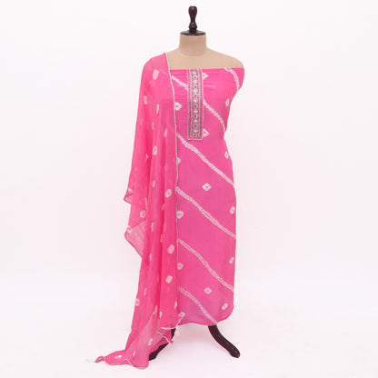 Unstitched Crape Suit Set