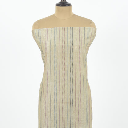 Unstitched Chanderi Suit Set