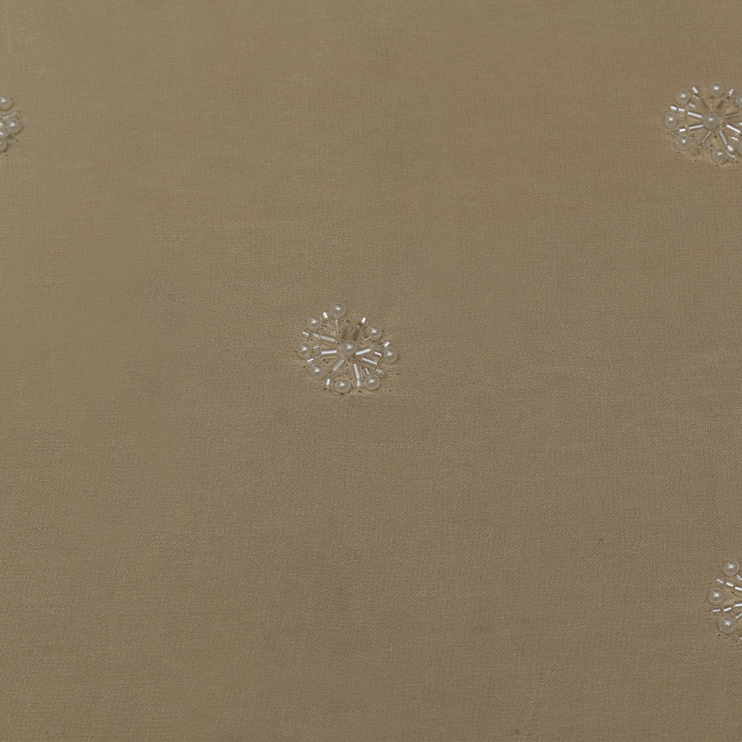 Lemon Color Georgette Booti Fabric