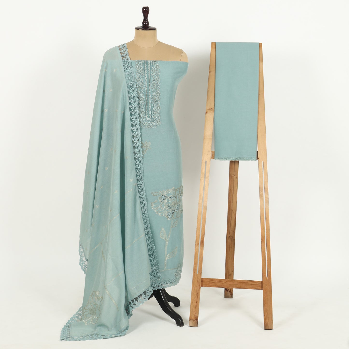 Unstitched Linen Suit Set