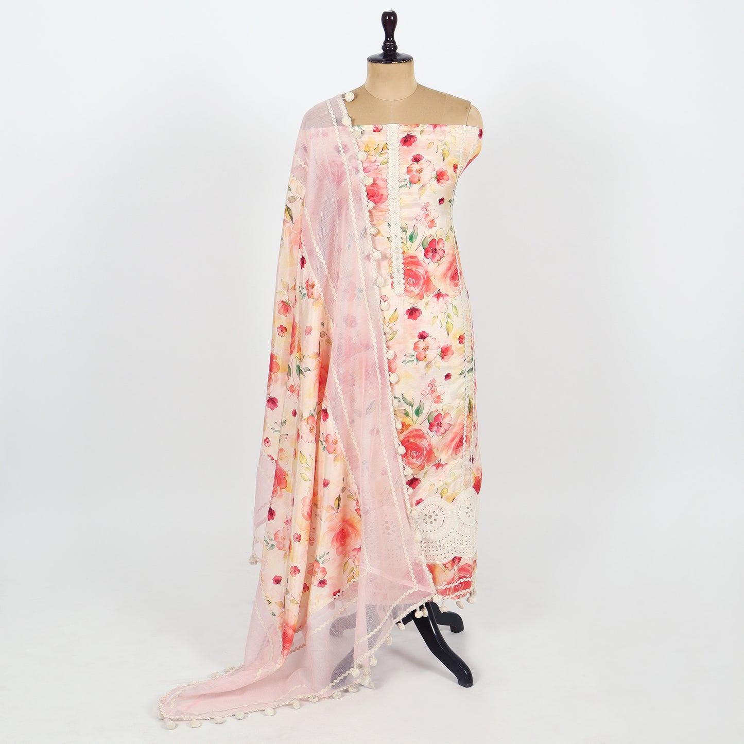 Unstitched Cotton Suit Set