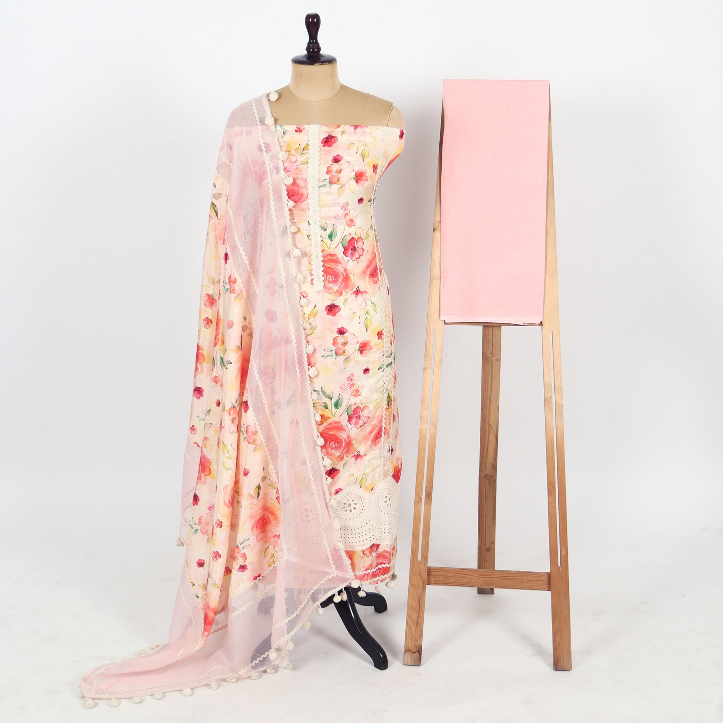 Unstitched Cotton Suit Set