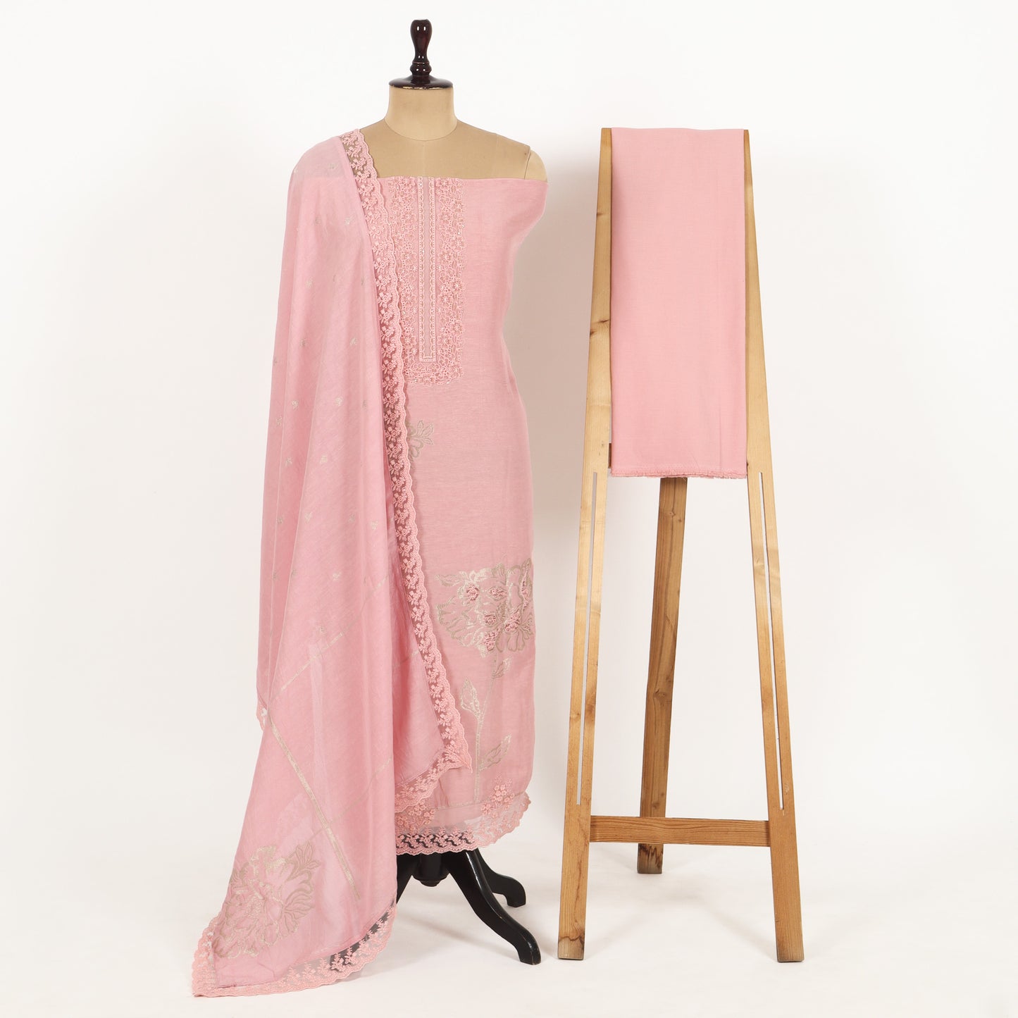 Unstitched Linen Suit Set