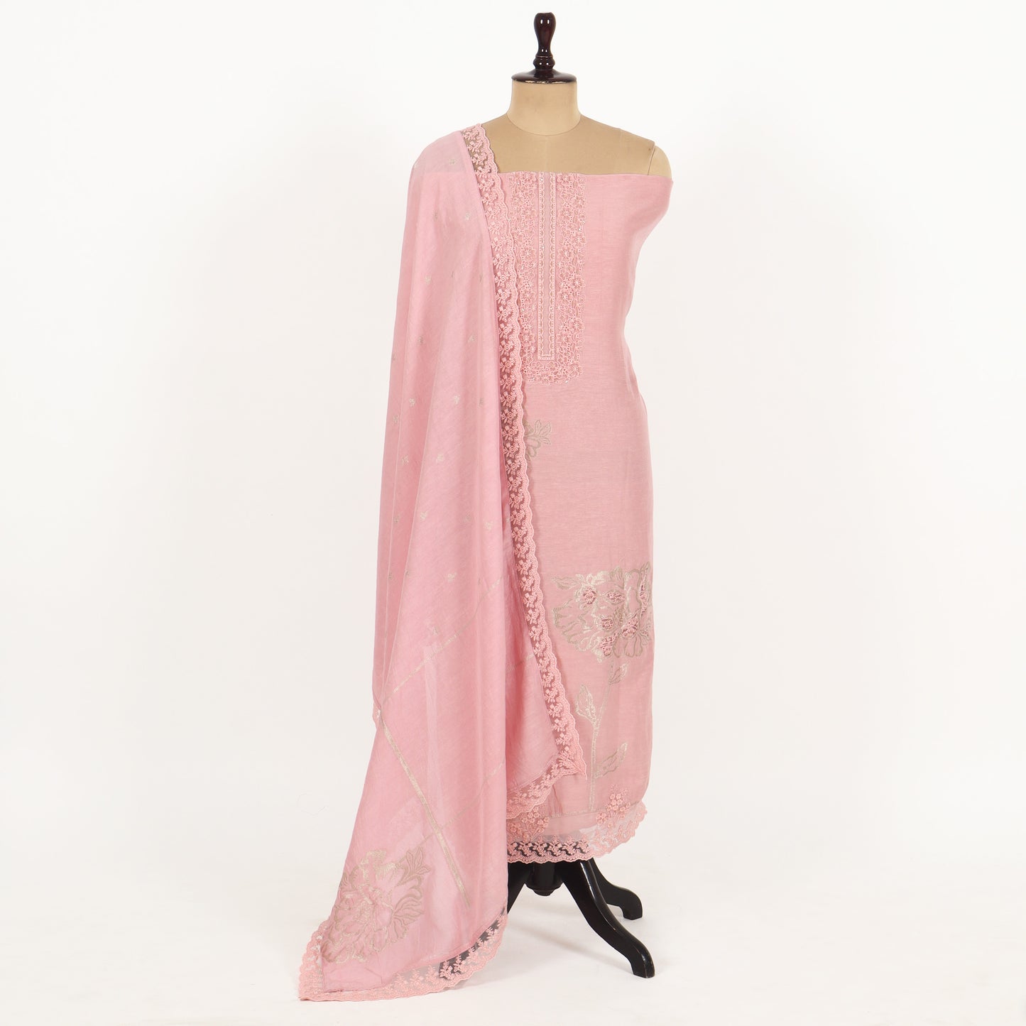 Unstitched Linen Suit Set