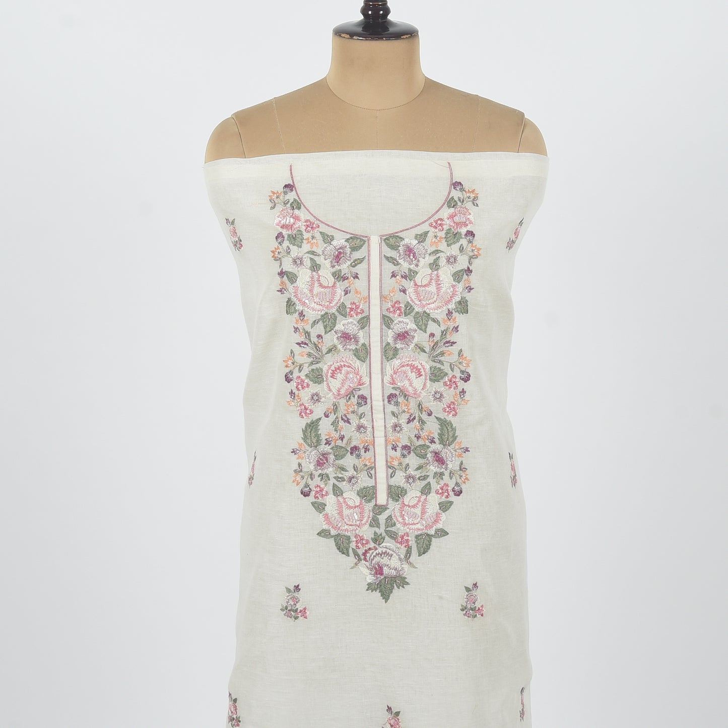 Unstitched Linen Suit Set