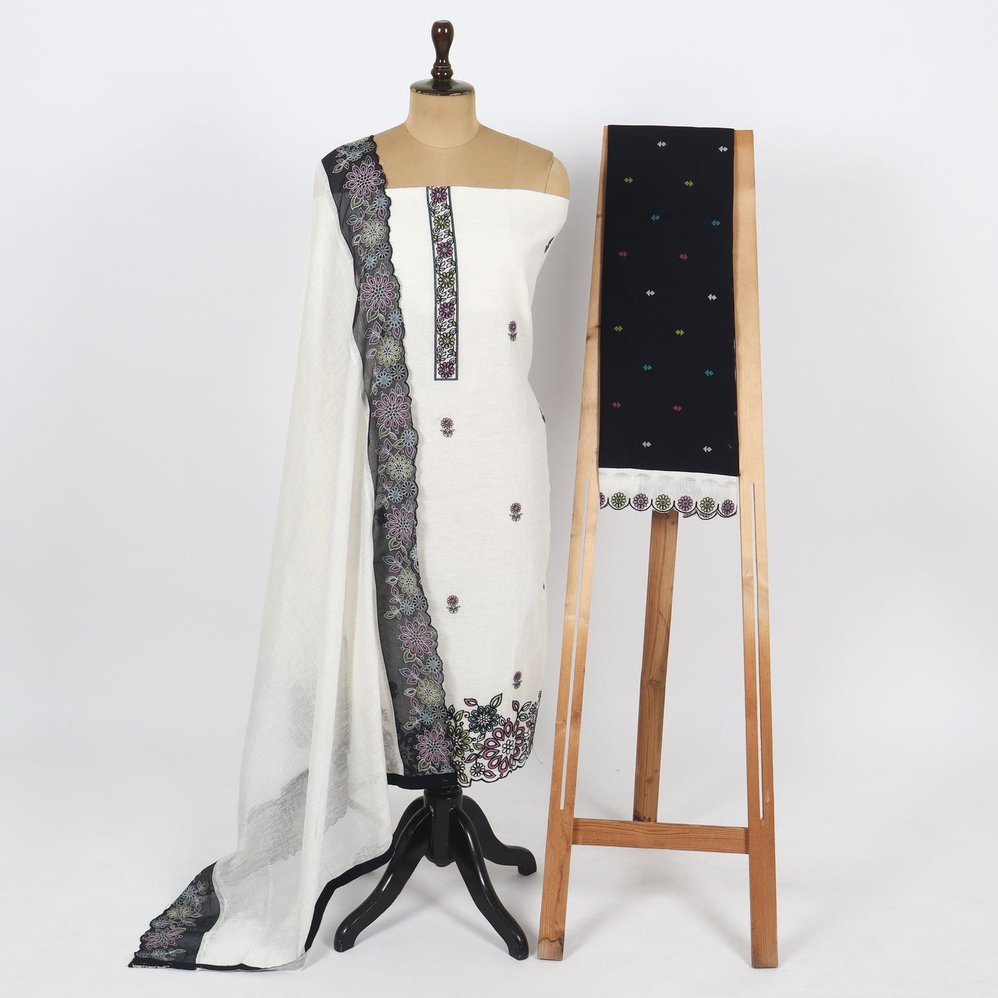 Unstitched Linen Suit Set