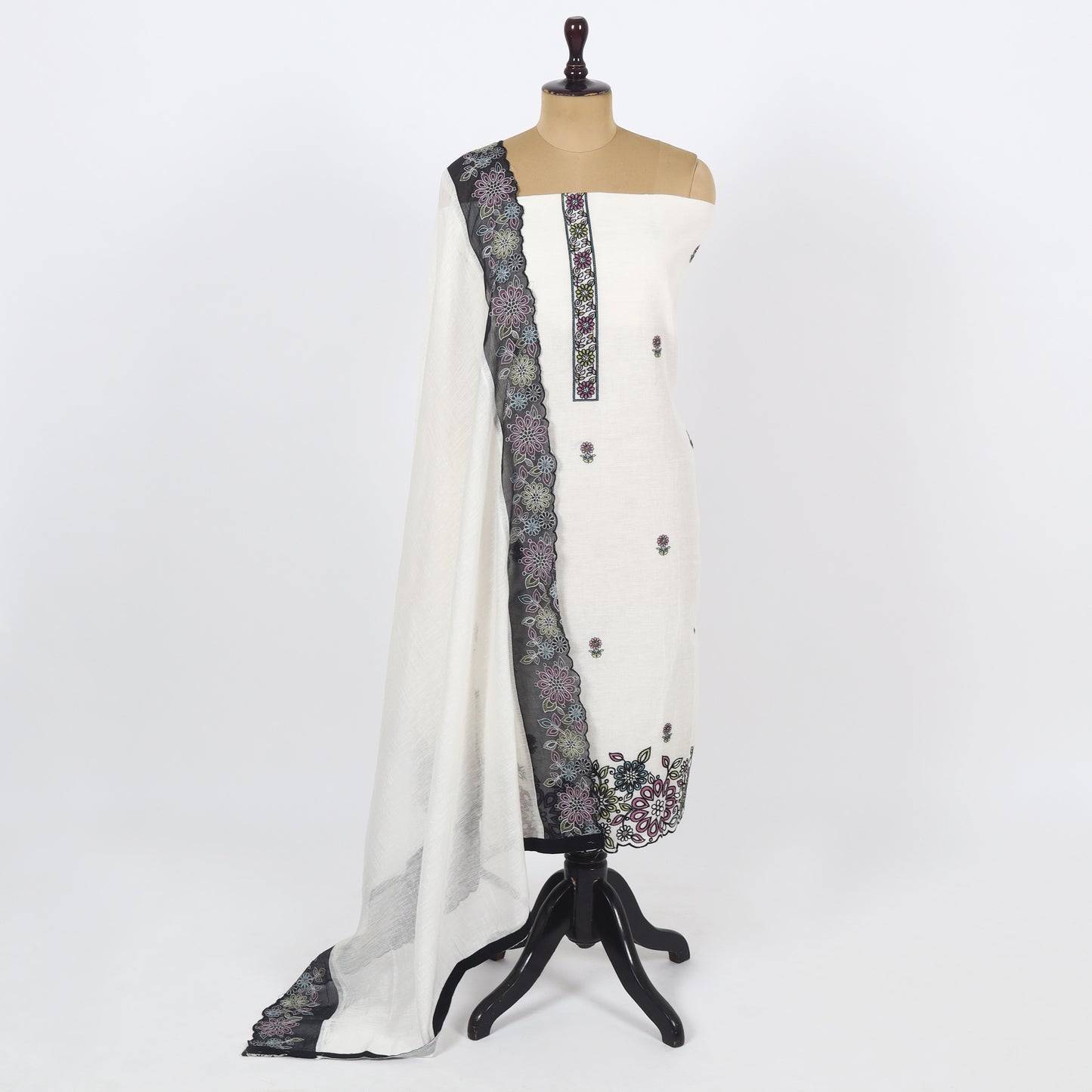 Unstitched Linen Suit Set