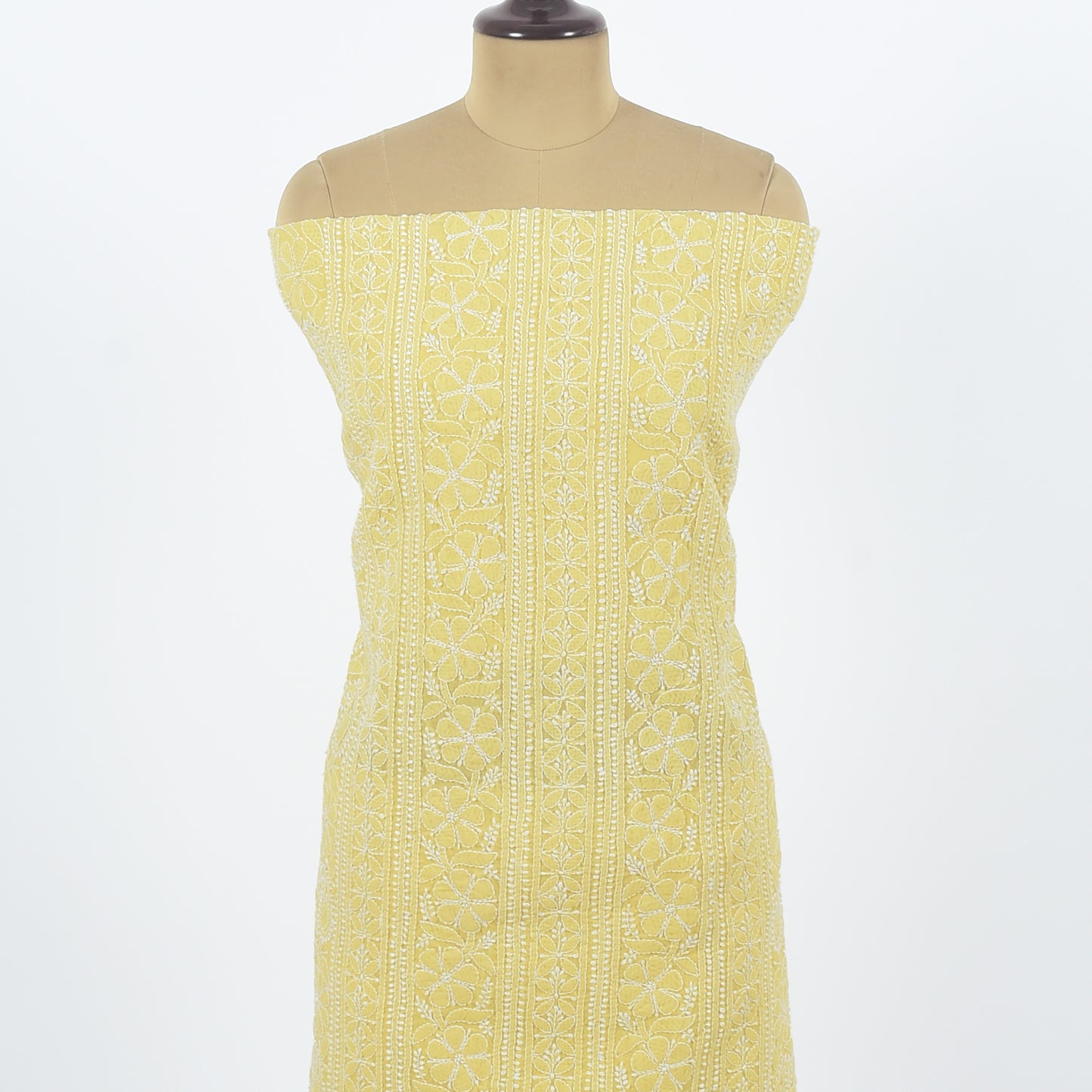 Unstitched Chanderi Suit Set