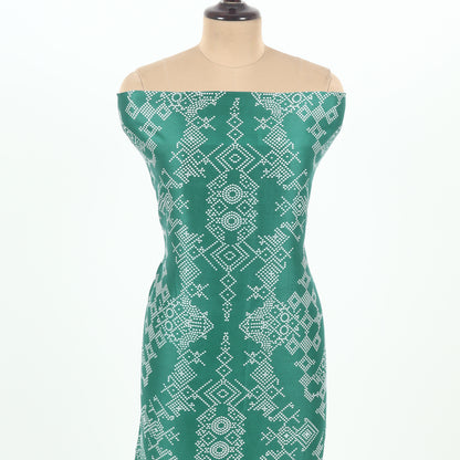 Unstitched Chanderi Suit Set