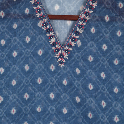 Semi Stitched Linen Suit