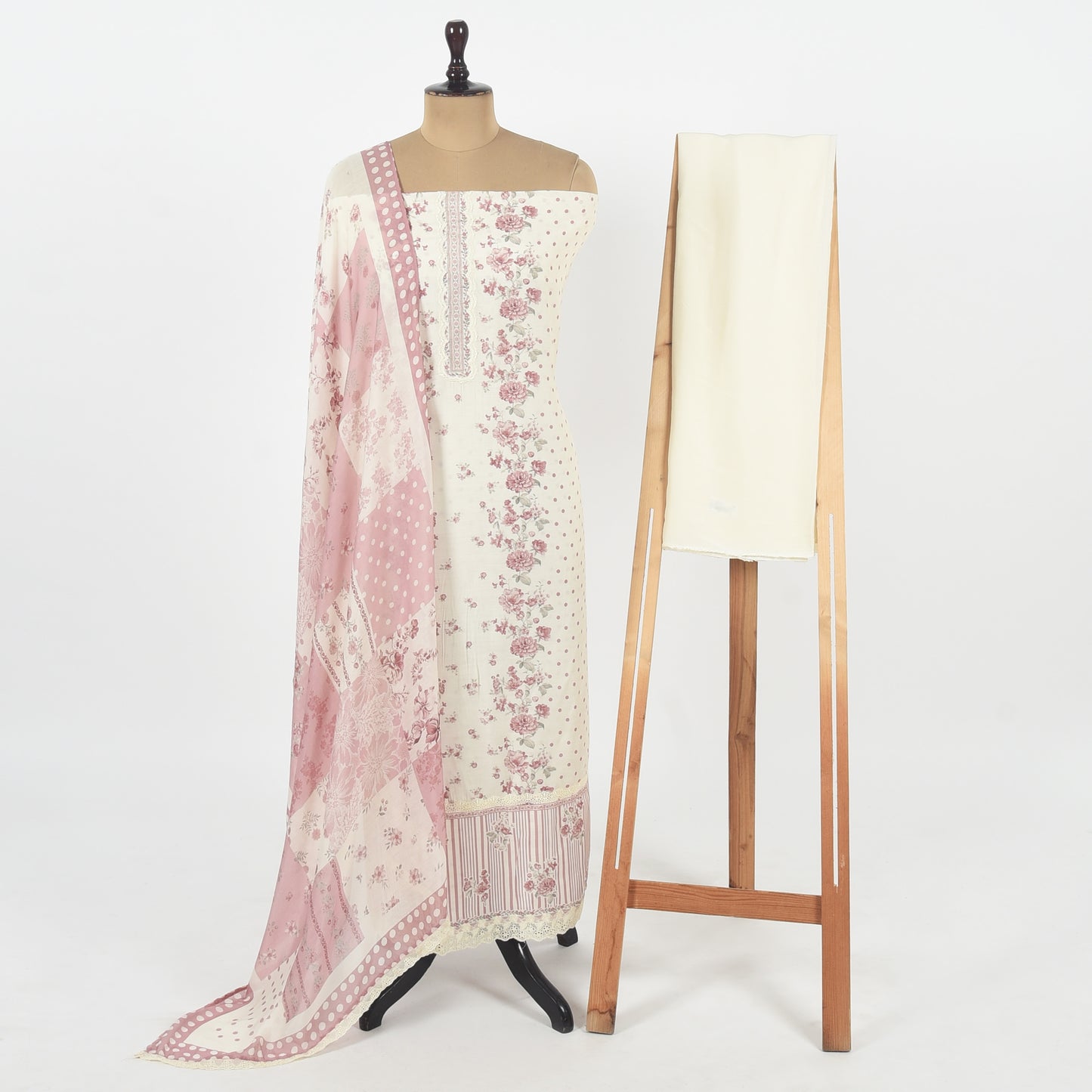 Unstitched Cotton Suit Set