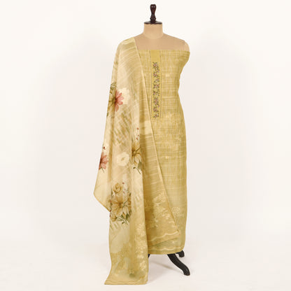 Unstitched Linen Suit Set