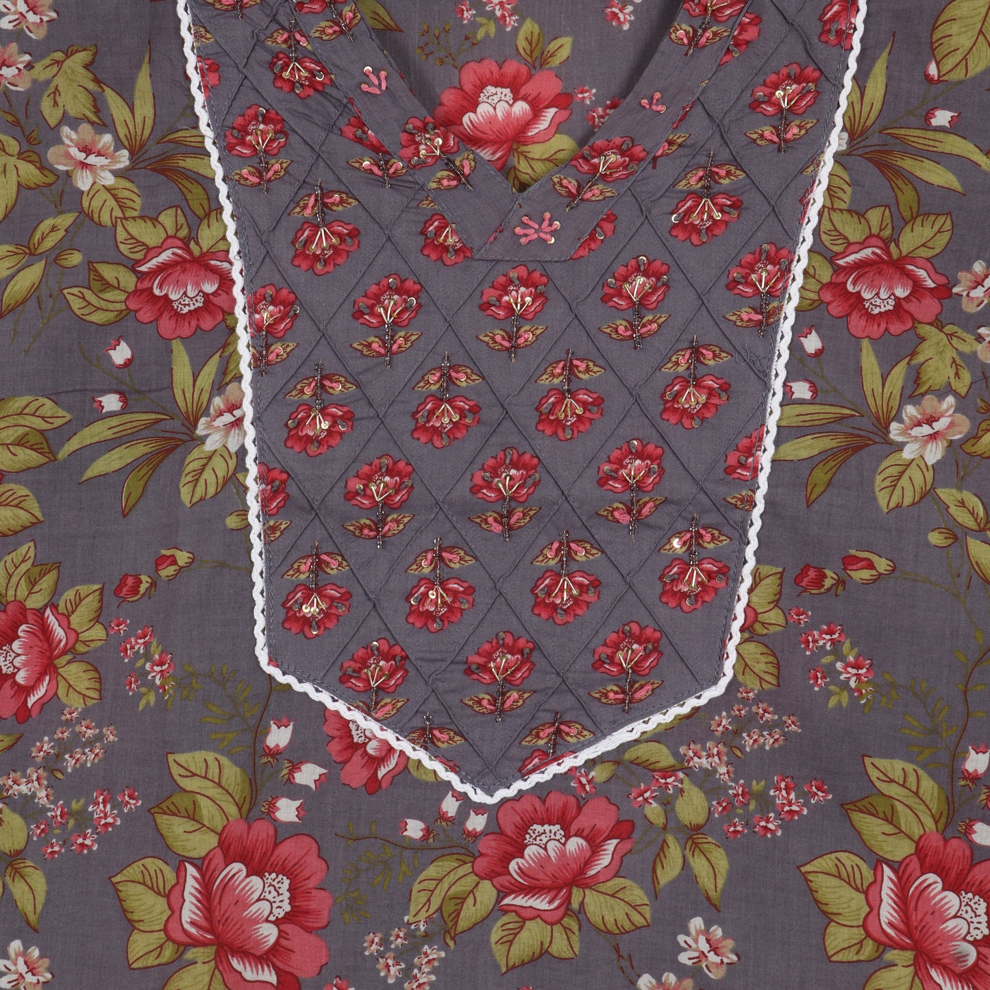 Semi Stitched Cotton Suit