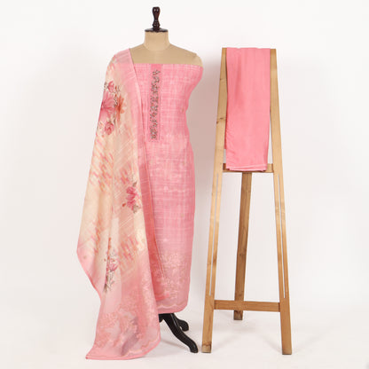 Unstitched Linen Suit Set