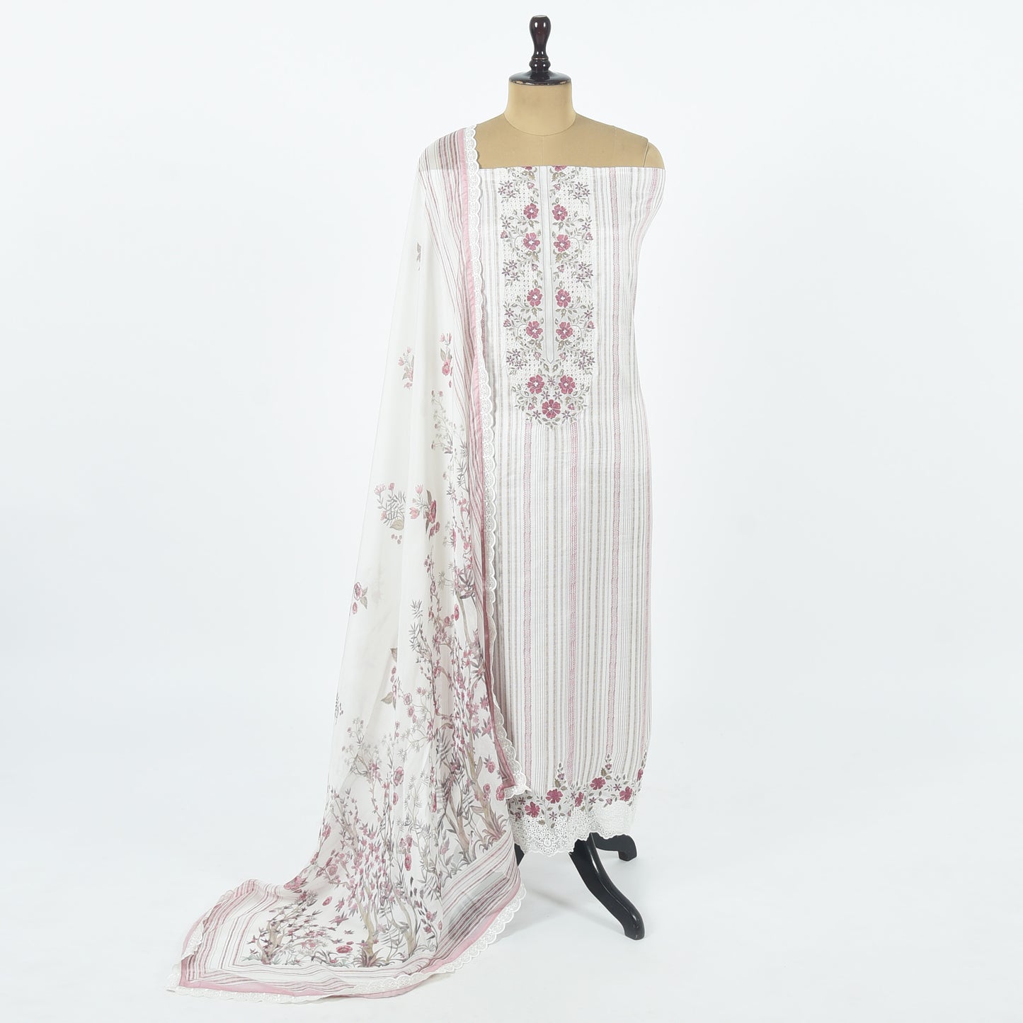 Unstitched Cotton Suit Set