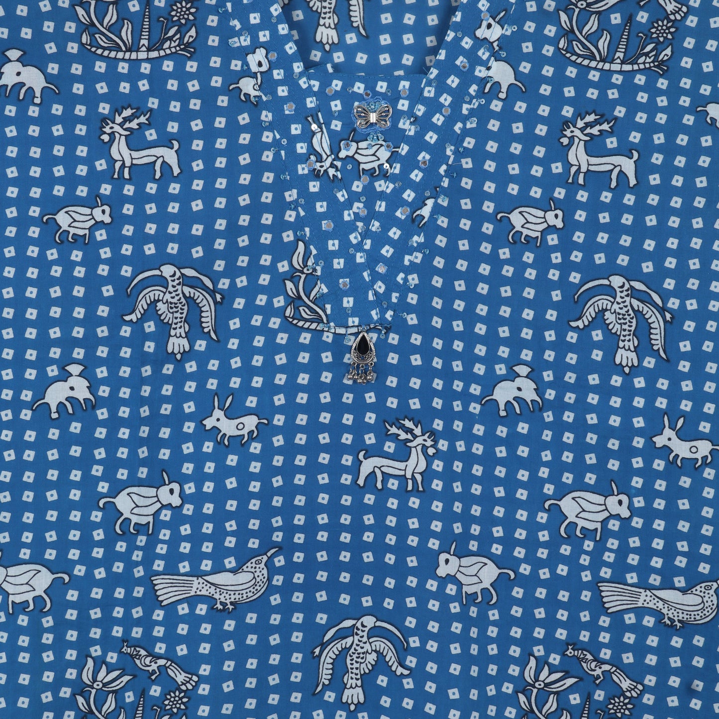 Semi Stitched Cotton Suit