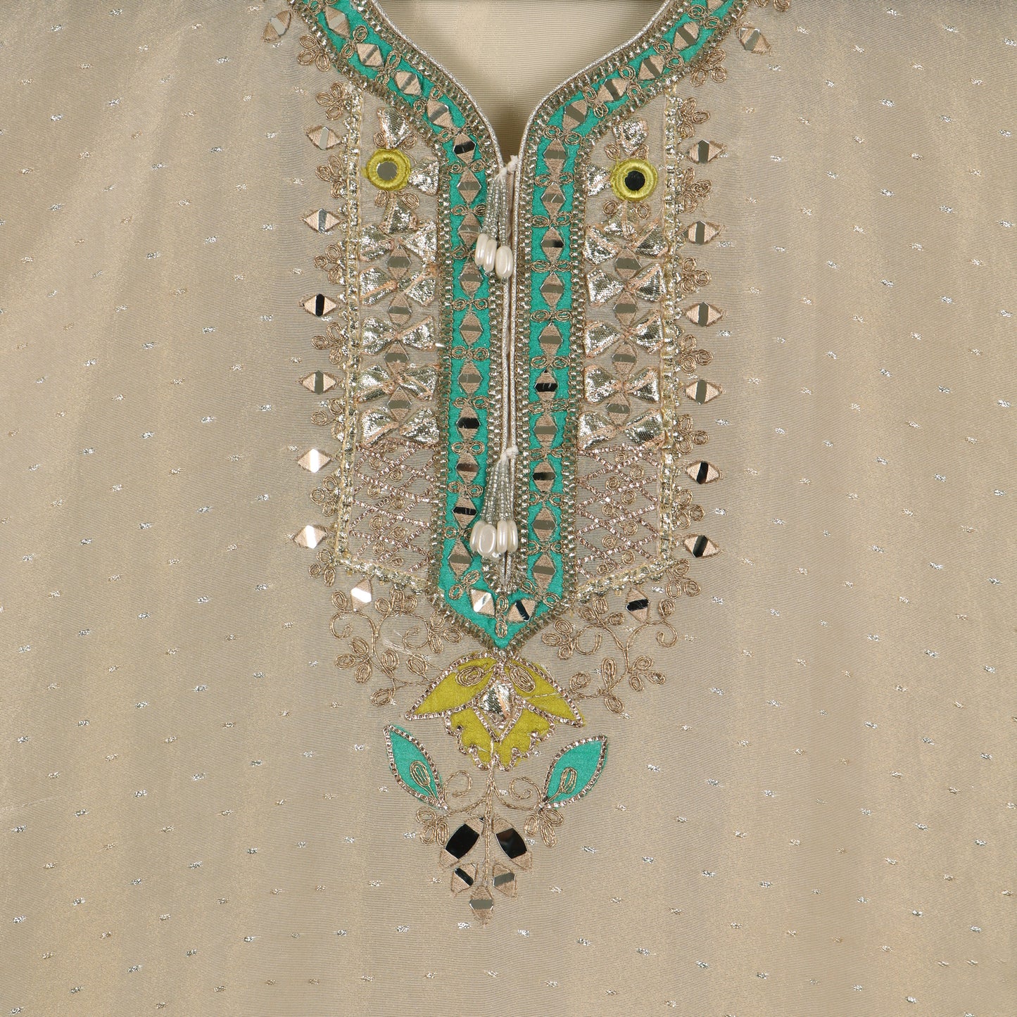 Semi Stitched Tissue Suit