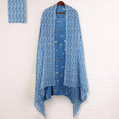 Semi Stitched Cotton Suit