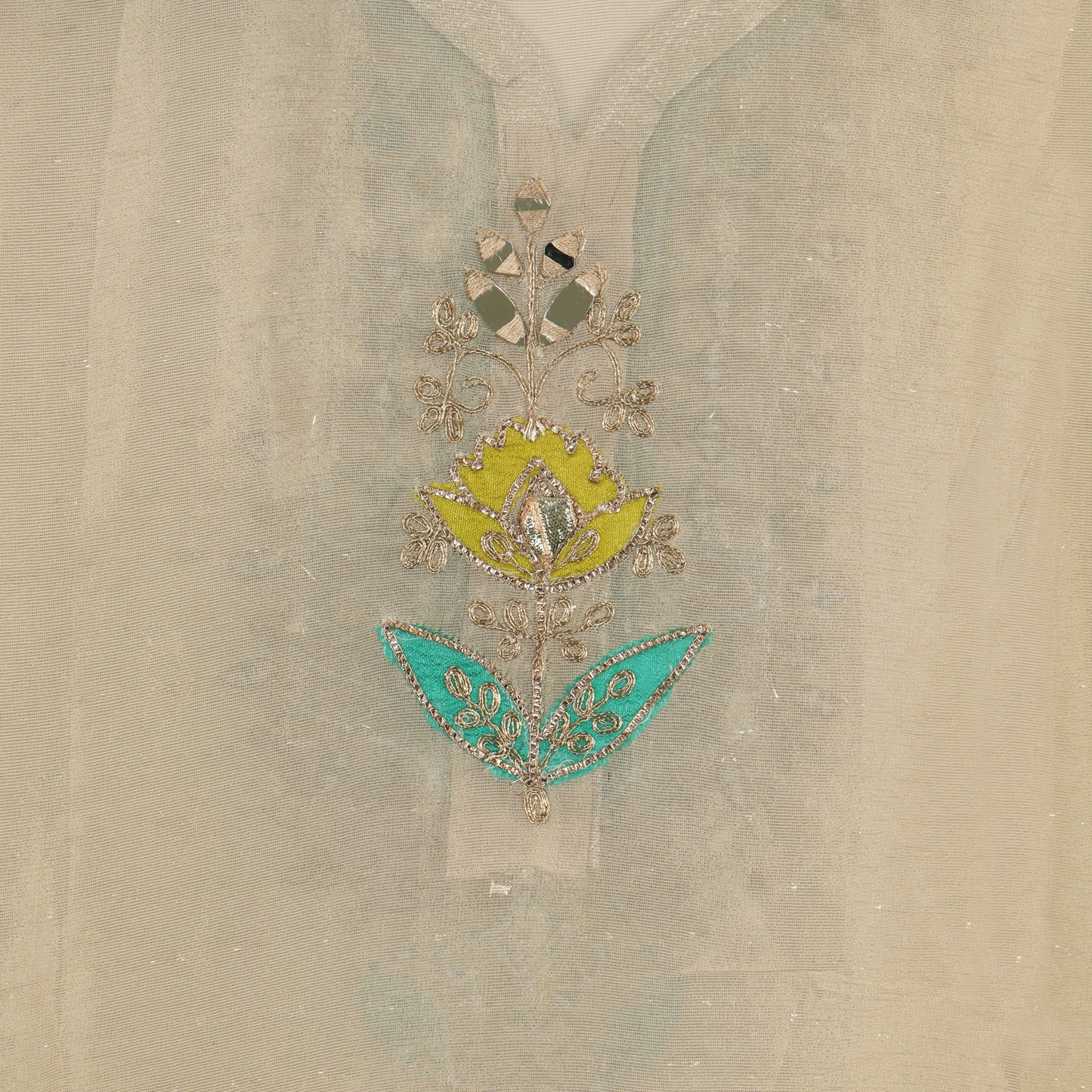 Semi Stitched Tissue Suit