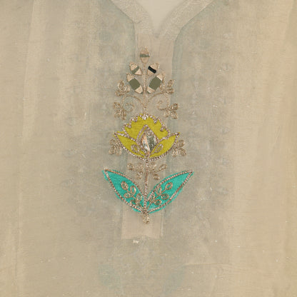 Semi Stitched Tissue Suit