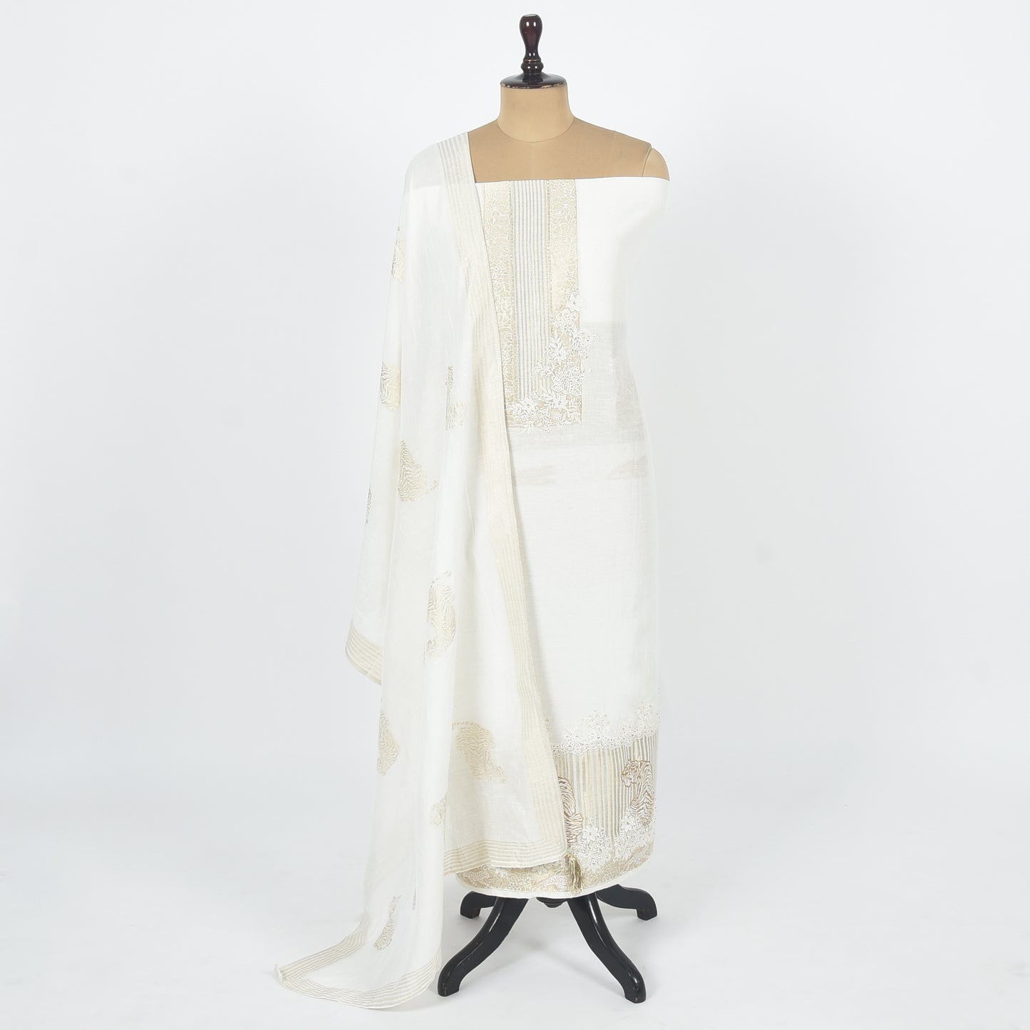 Unstitched Linen Suit Set