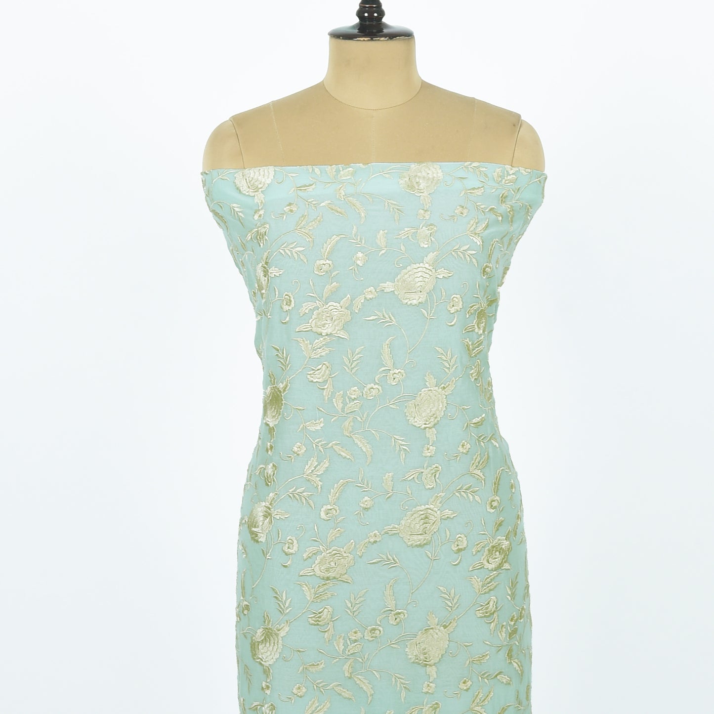 Unstitched Chanderi Suit Set