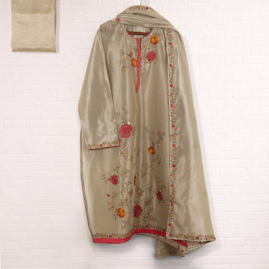 Semi Stitched Tissue Suit