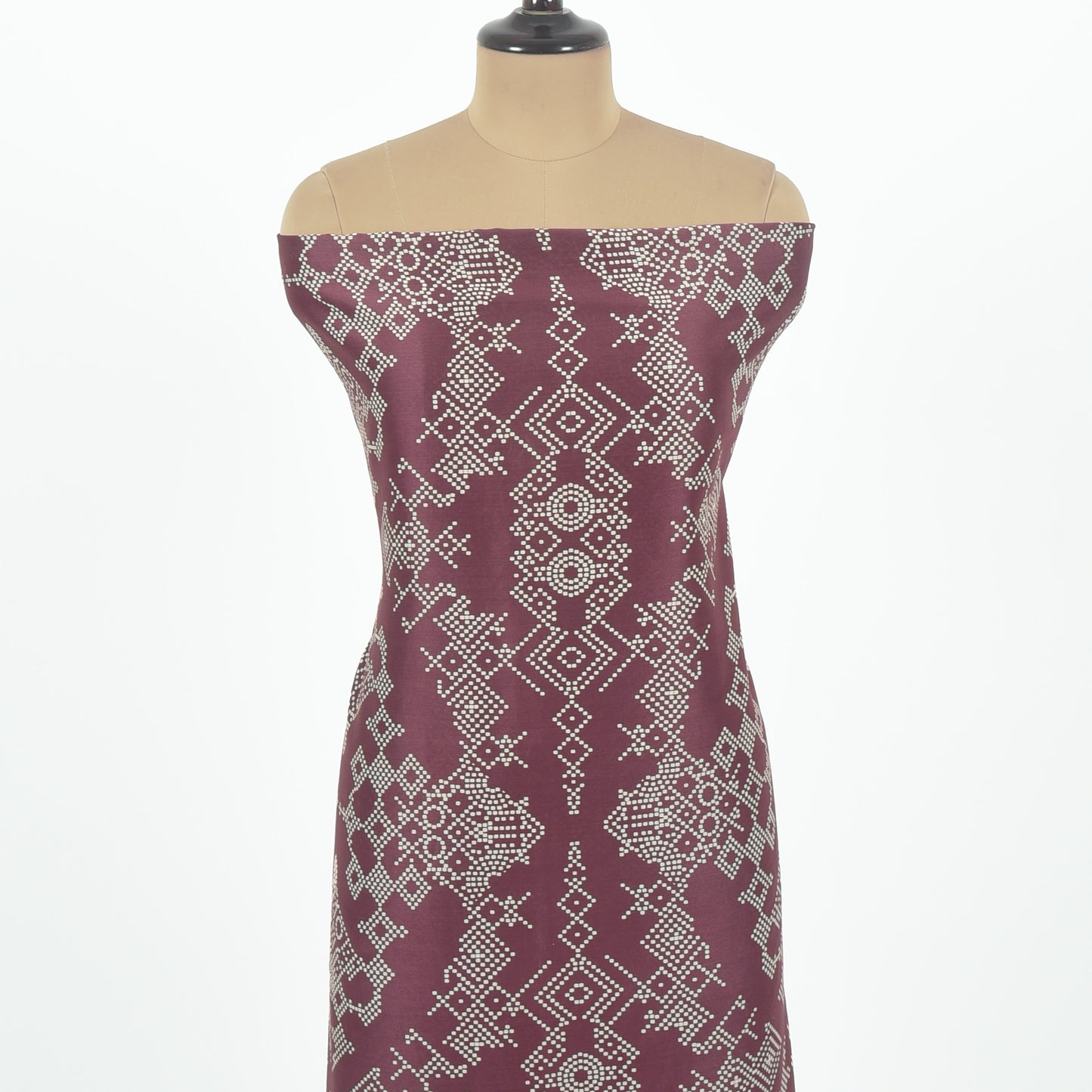 Unstitched Chanderi Suit Set