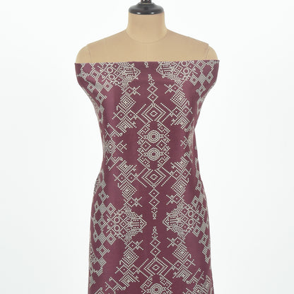 Unstitched Chanderi Suit Set