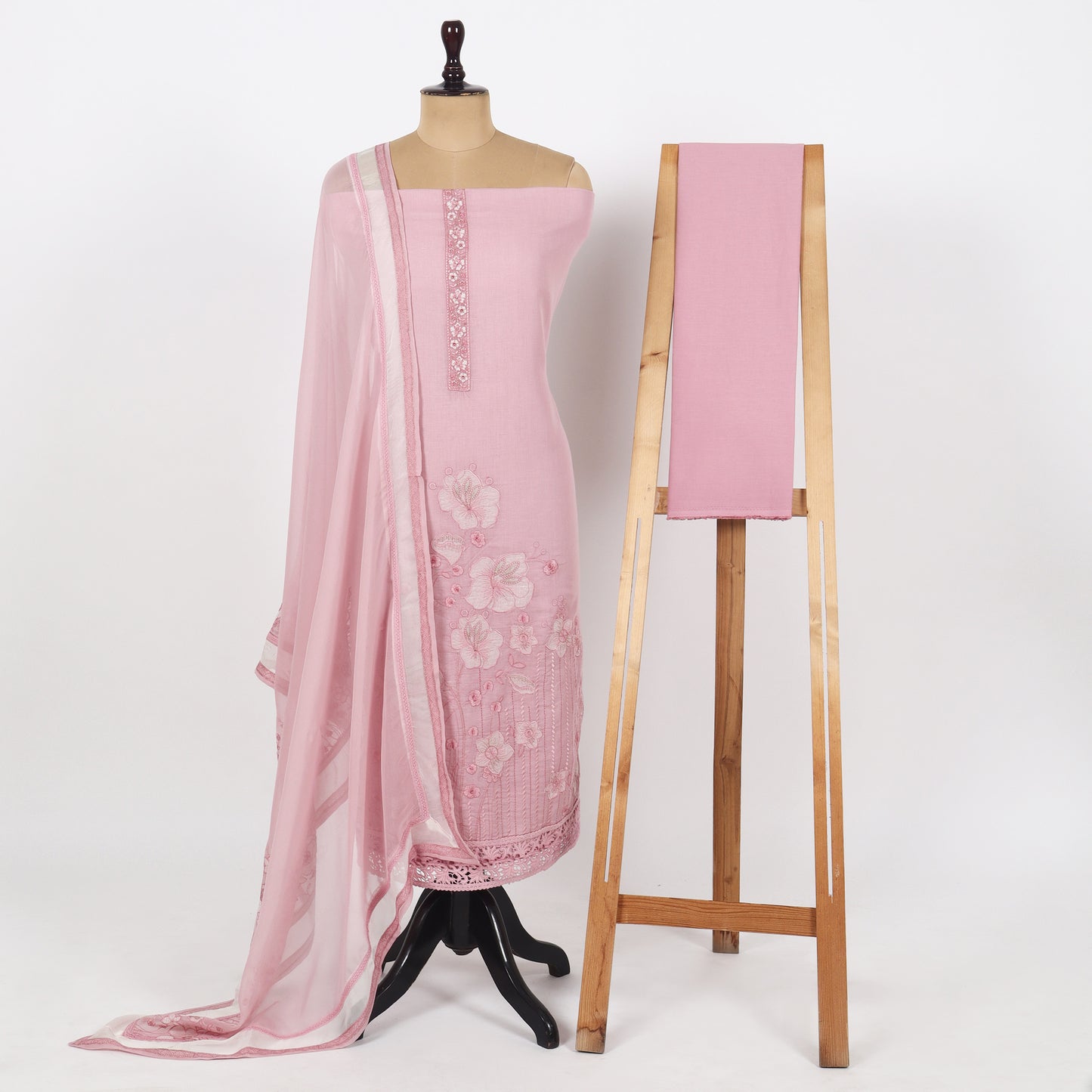 Unstitched Linen Suit Set