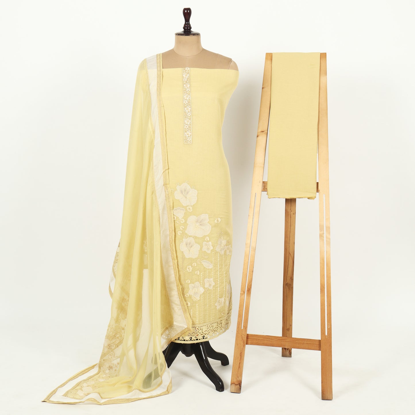 Unstitched Linen Suit Set