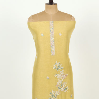 Unstitched Linen Suit Set