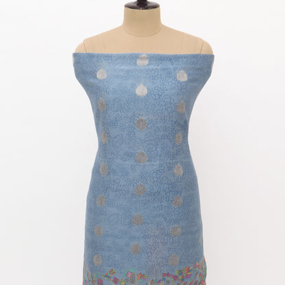 Unstitched Chanderi Suit Set