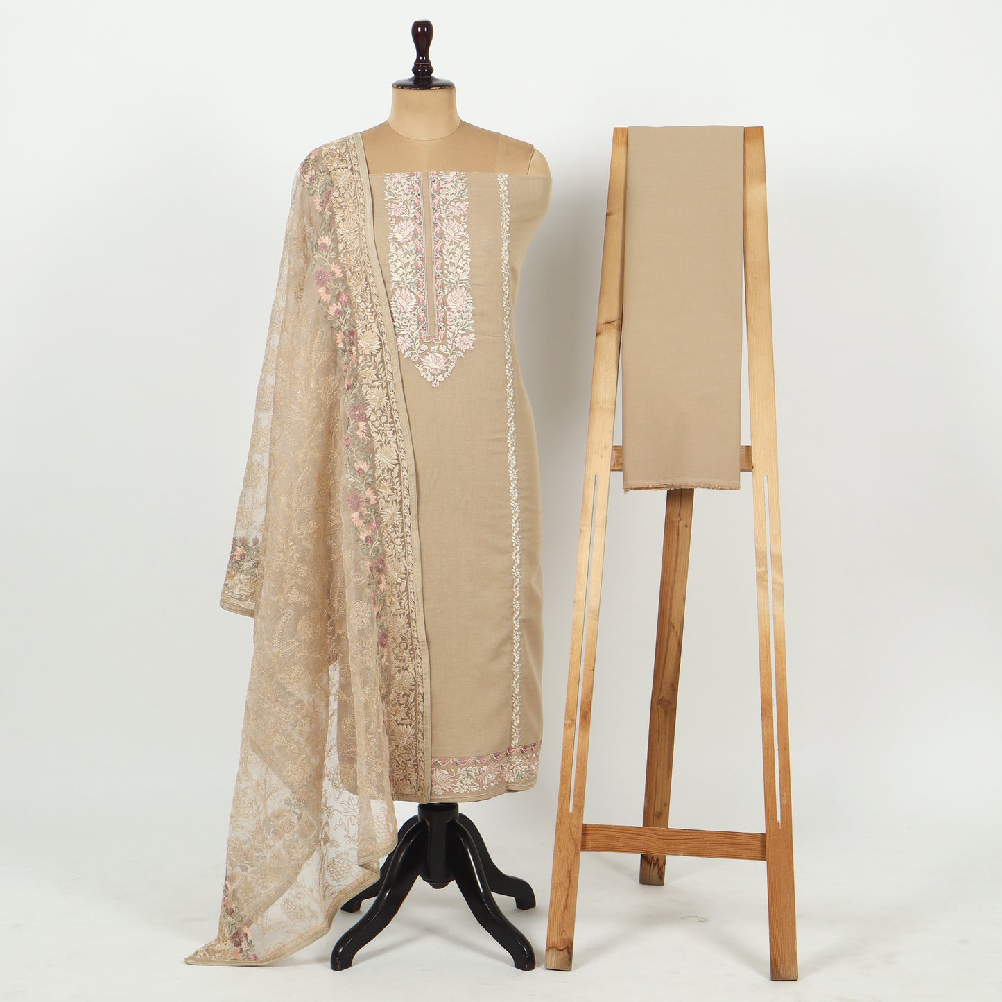 Unstitched Linen Suit Set