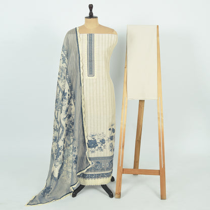 Unstitched Linen Suit Set