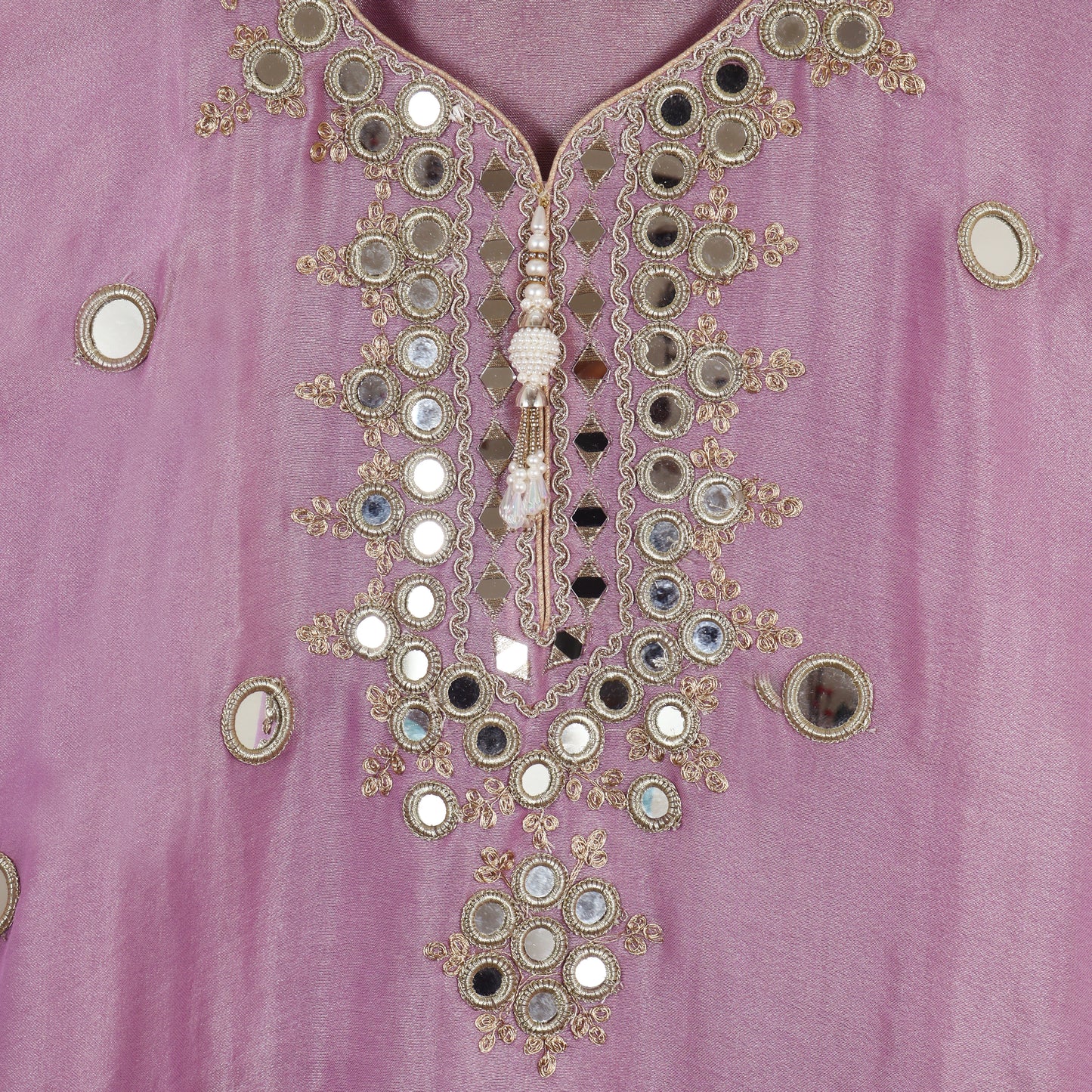 Semi Stitched Tissue Suit