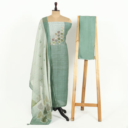 Unstitched Linen Suit Set