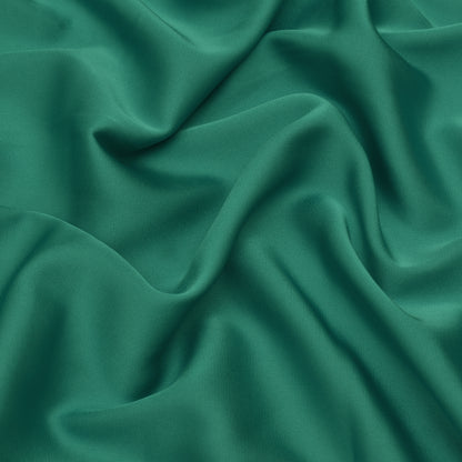 Rama Green Color Zara Satin Fabric