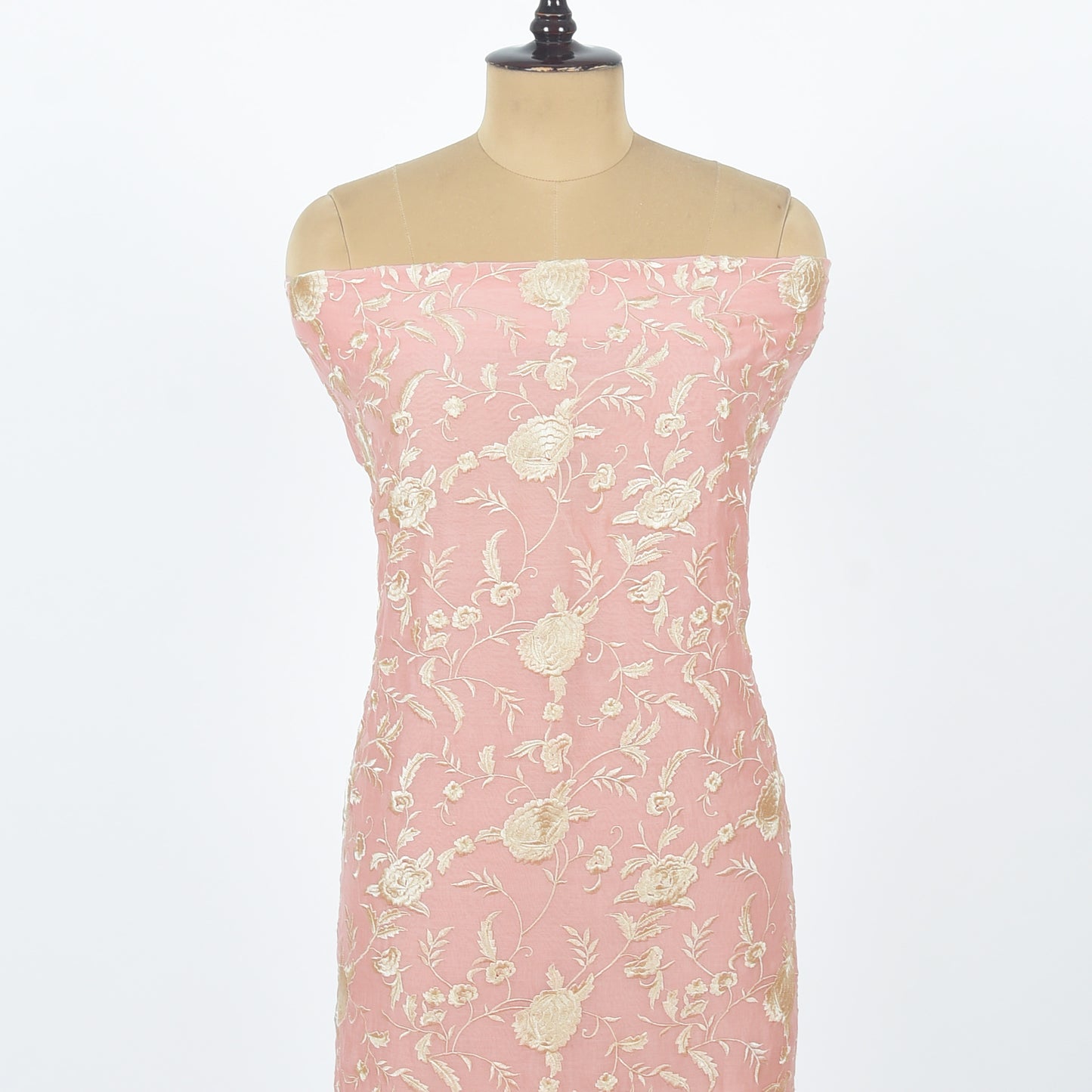 Unstitched Chanderi Suit Set