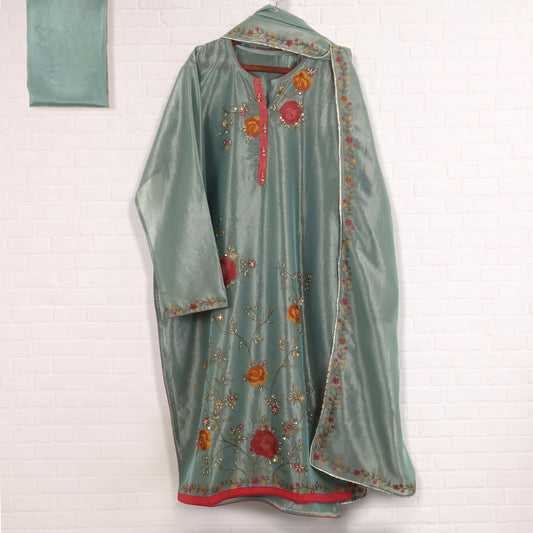 Semi Stitched Tissue Suit