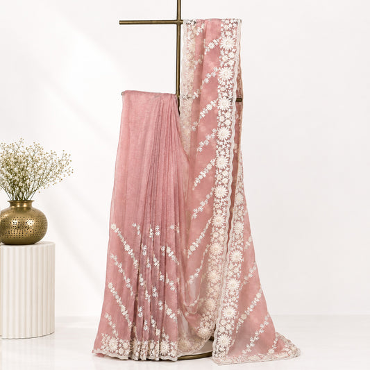 Pastel Pink Saree