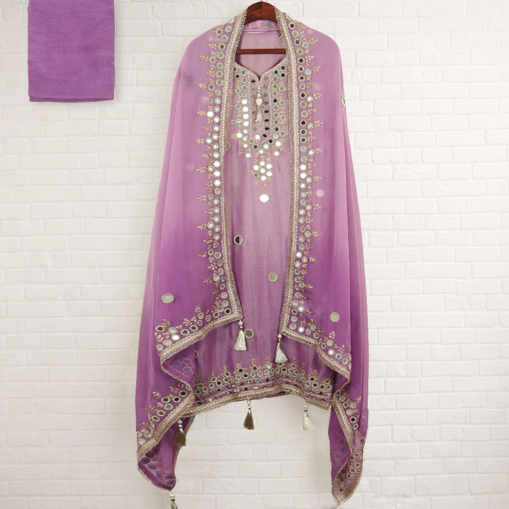 Semi Stitched Tissue Suit