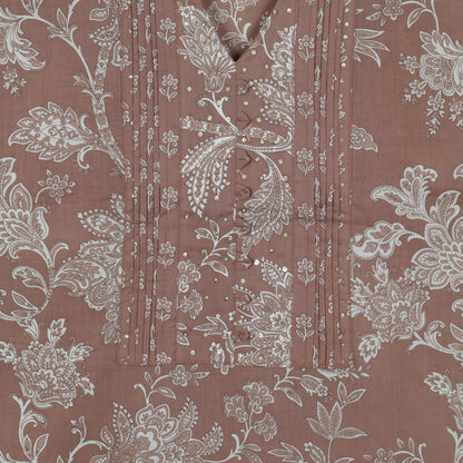 Semi Stitched Cotton Suit