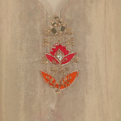 Semi Stitched Tissue Suit