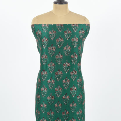 Unstitched Chanderi Suit Set