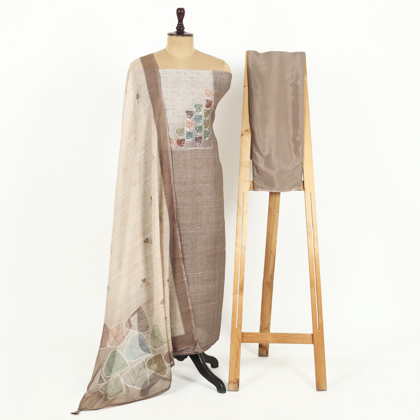 Unstitched Linen Suit Set